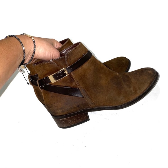 Franco Sarto Women’s Brown Ankle Bootie - Picture 6 of 9